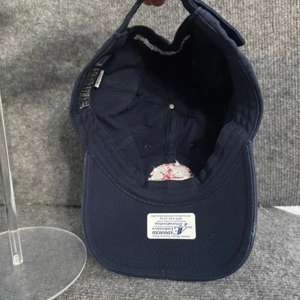 Fahrenheit Hyannis Yacht Club 75th Regatta Hat Navy Blue Sponsor Baseball Cap